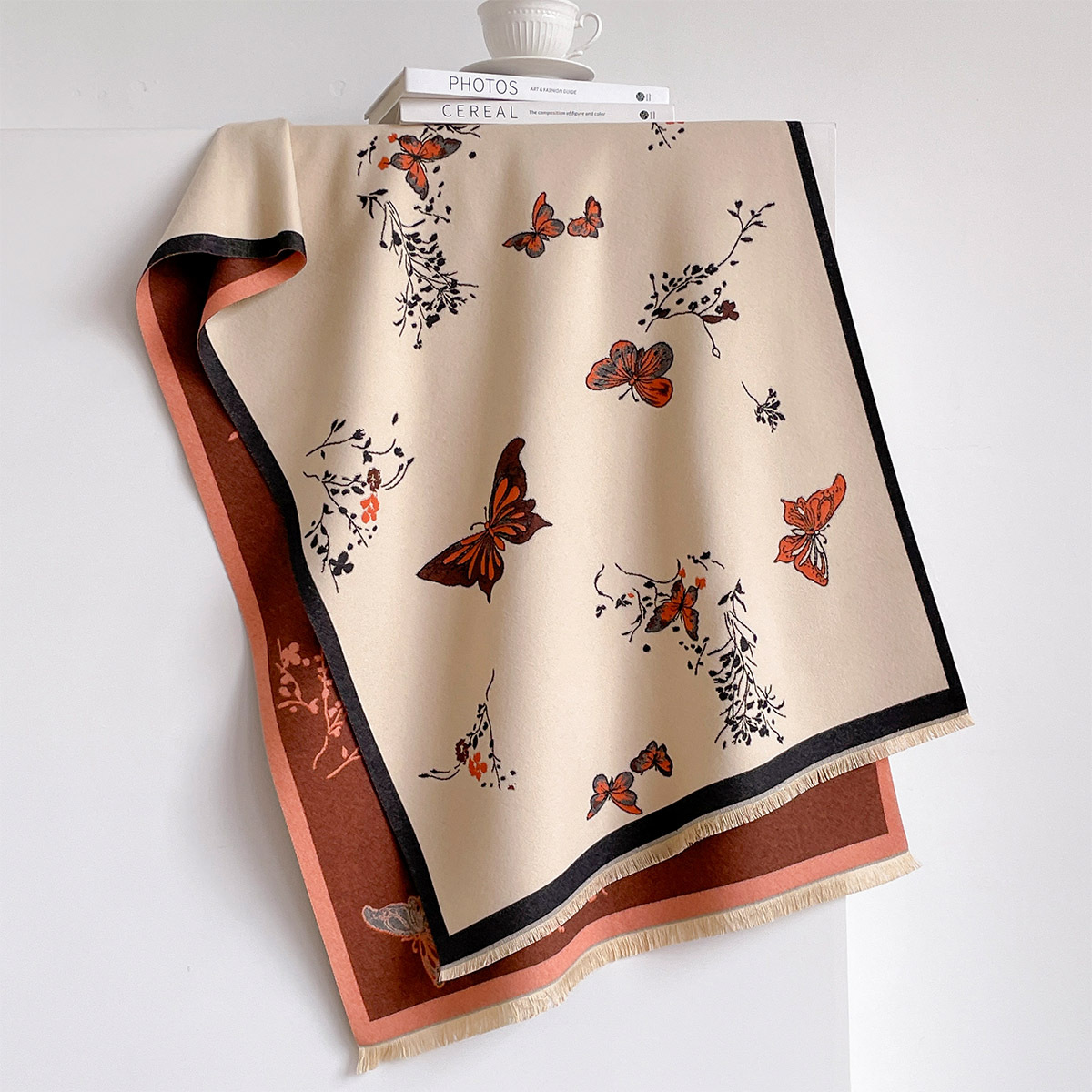 Women Imitation Cashmere Scarf - Woven Scarf Blanket review and price
