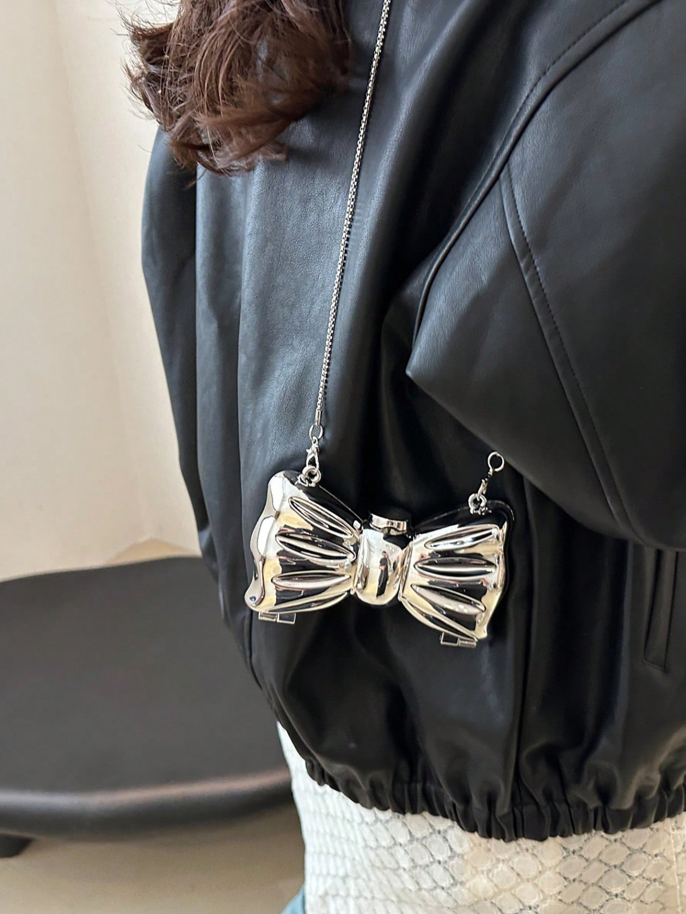 Mini Acrylic Electroplated Met - Tie Clip Silver review and price