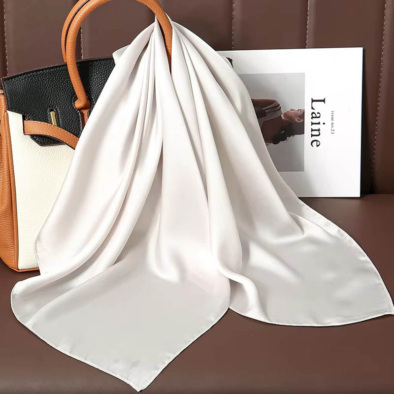 Luxury Solid Color Silk Square - Scarf Silk Square review and price