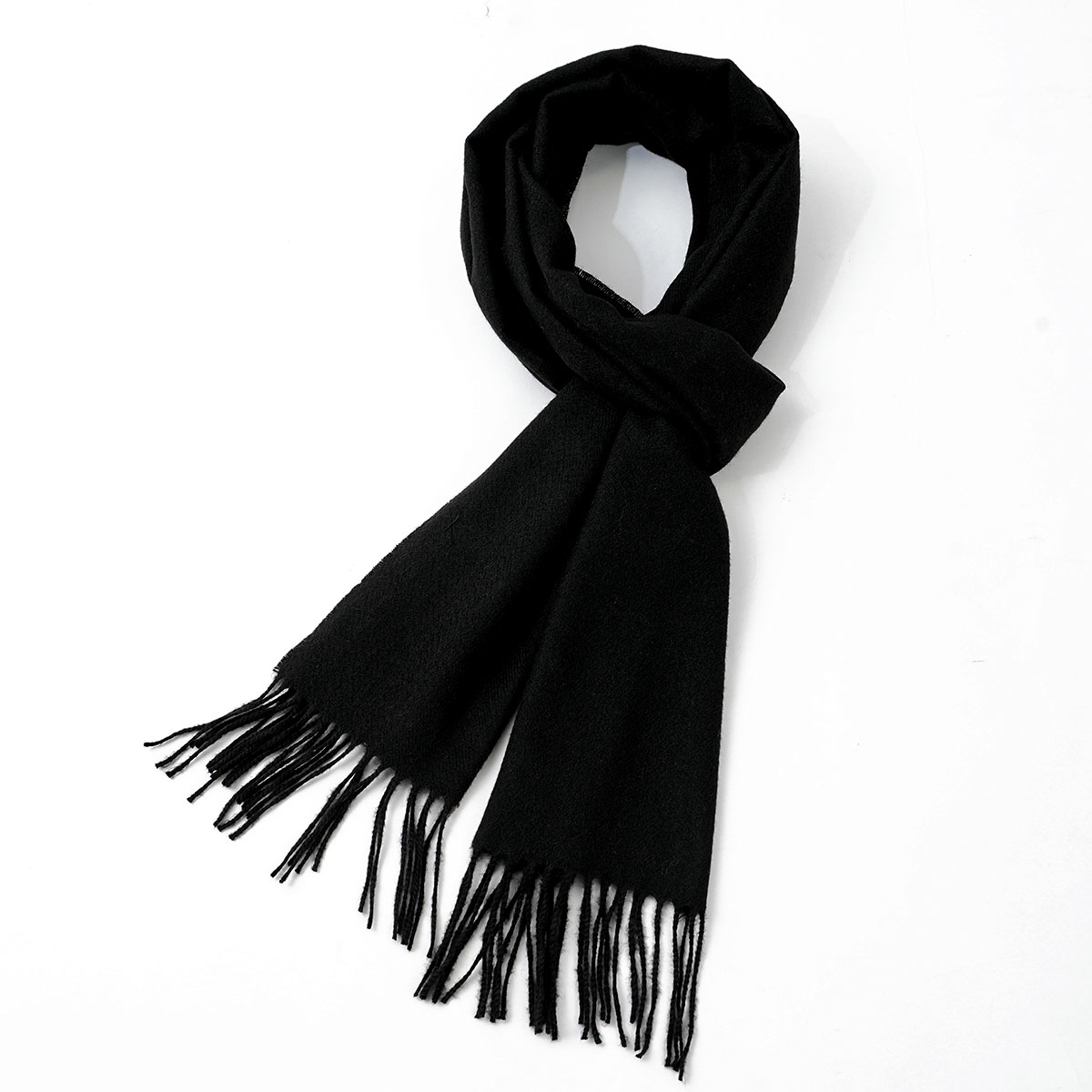 Men's Solid Color Imitation Ca - Muffler Men Wool review and price